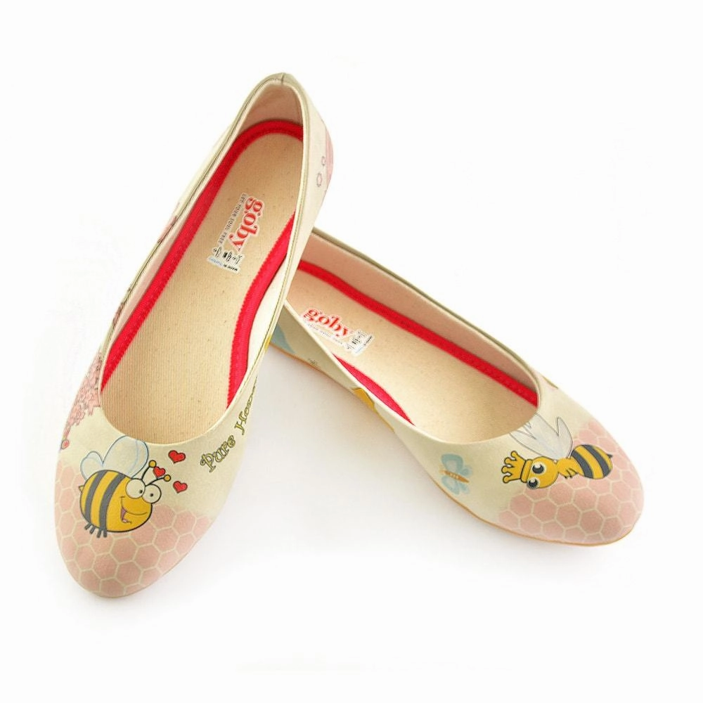 Bee Ballerinas Shoes 1077 Formal Flat Dress Shoes