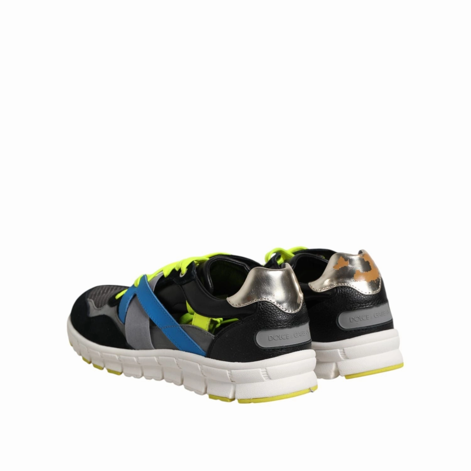 Dolce & Gabbana Multicolor Lace Up Low Top Men Sneakers Shoes Balenciagas Sneakers