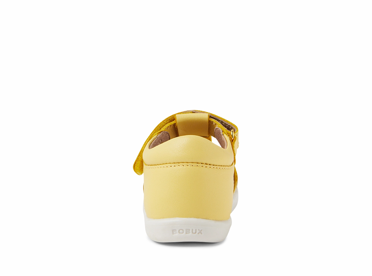 Bobux Iwalk Chelsea Sandal - Pale Banana Leather Strappy Sandals