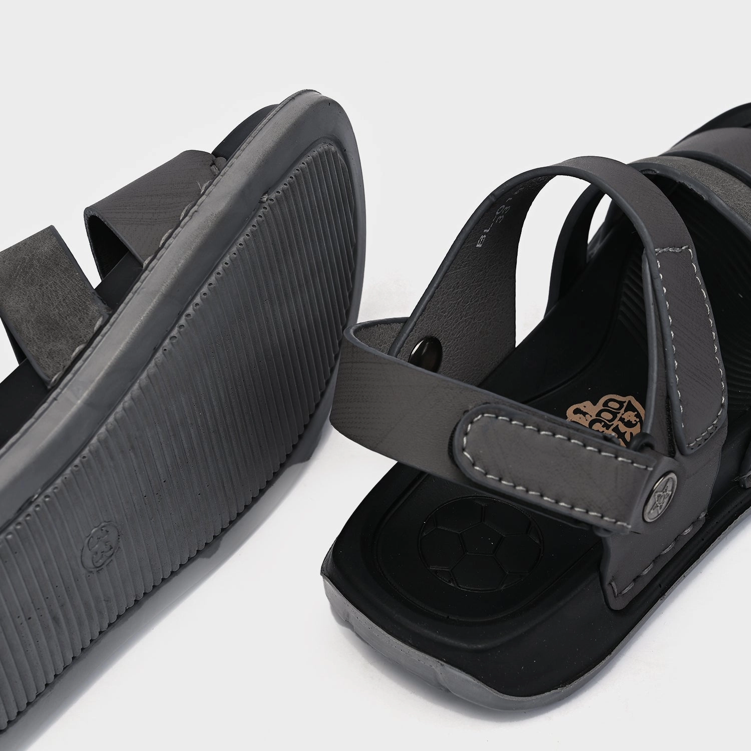 Boys Sandal P-09-GREY Sandals For Plantar Fasciitis