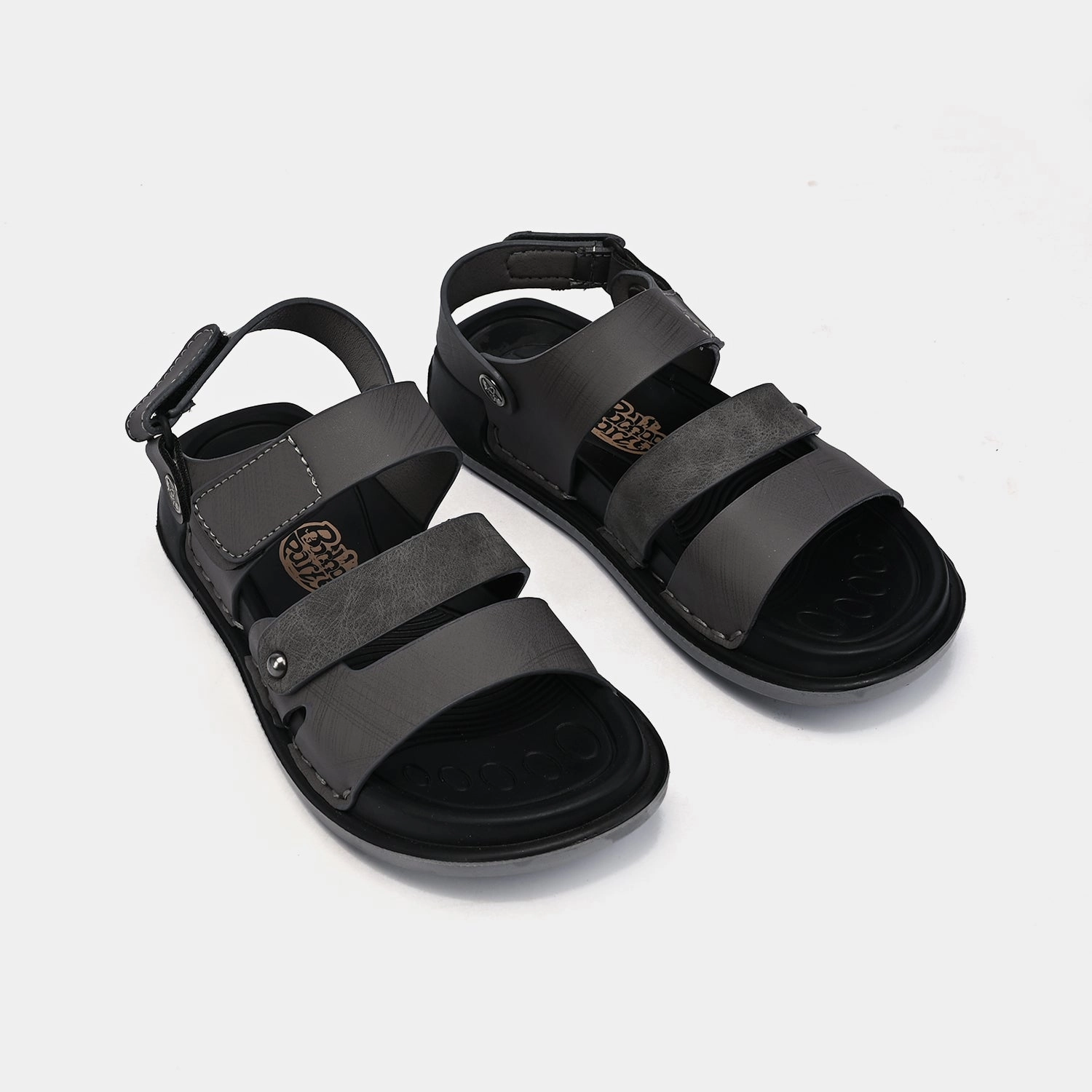 Leather Dress Sandals Boys Sandal P-09-GREY