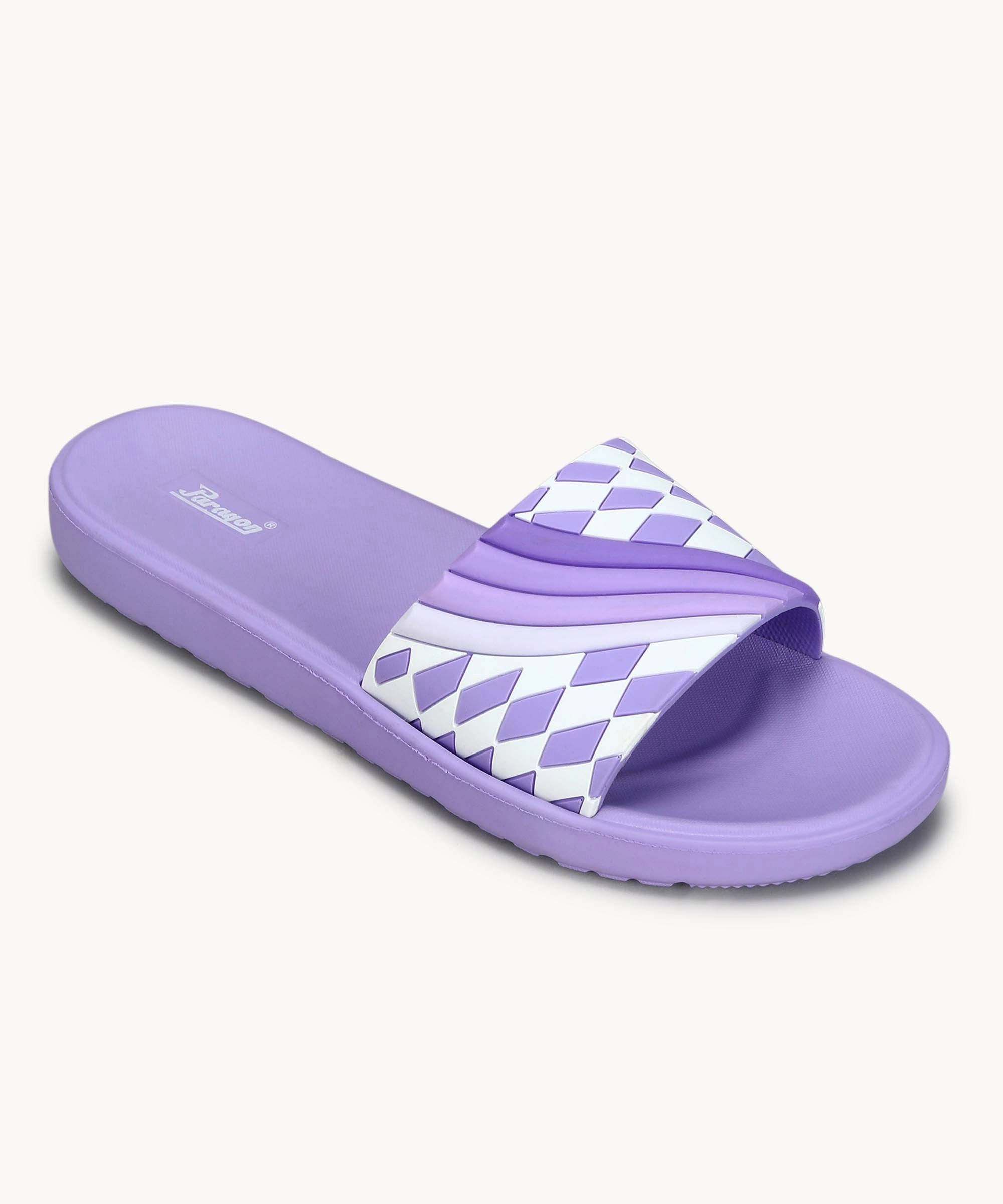 Styles Of Flip Flops Paragon Women's Purple Sliders with Cushioned Sole for Everyday Use