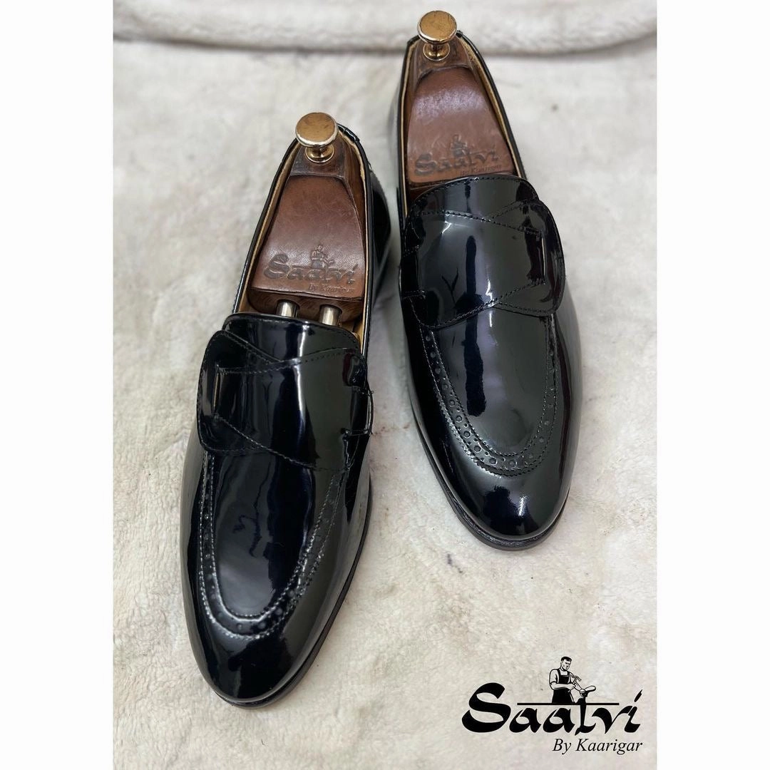 Style Loafers Patent Butterfly Loafers