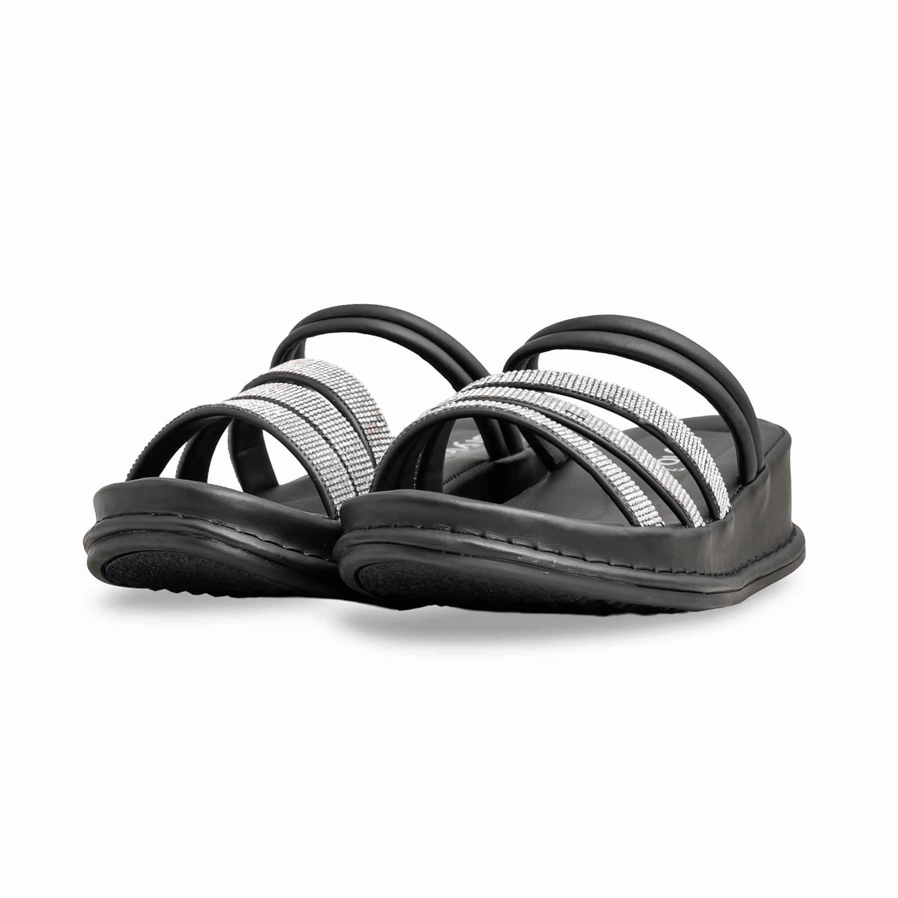 Black Formal Slipper PU0543 Clog Slippers