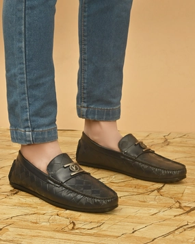 Crepe Loafers Newman Blue Driving Loafers