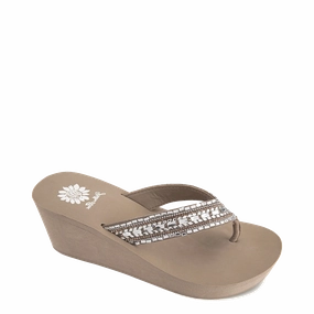 Beach Flip Flop Summer Sun Emmil Taupe