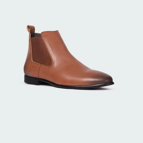 Caliber Shoes Coffee/R Chelsea Boots for Men (MUSK B480C) Gola Casual Shoes