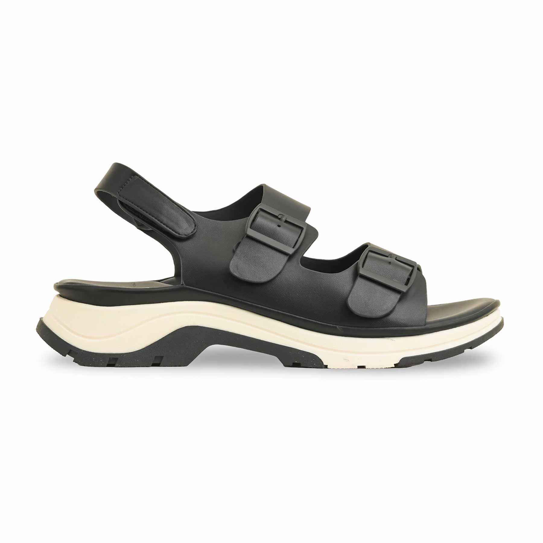 Black Formal Women Sandal PU0364 Jelly Sandals From The 90's