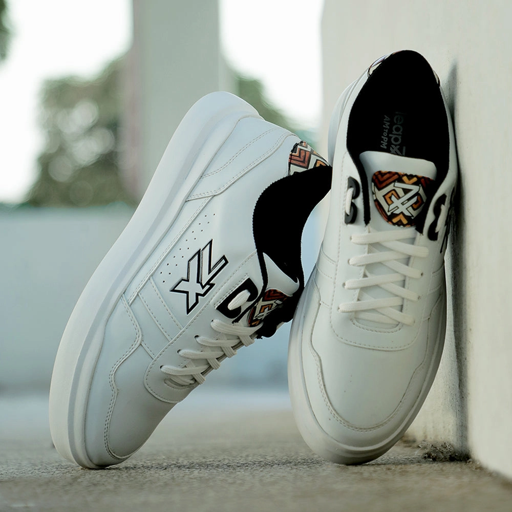 Leap7x White Casual Sneakers For Men NICOLAS-1E By Liberty Gel-nyc 2055 Casual Shoes