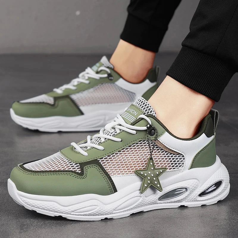 Men's Summer Fresh Breathable Mesh Casual Sneakers Original Comfort Lightweight Sports Running Shoes for Men Cloudswift Running Shoes