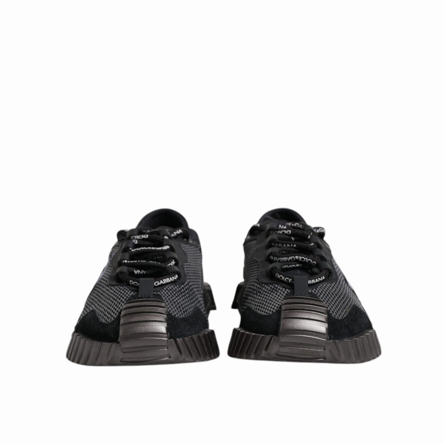 Dolce & Gabbana Black Silver Logo Low Top Men Sneakers Shoes Originals Samba Sneakers