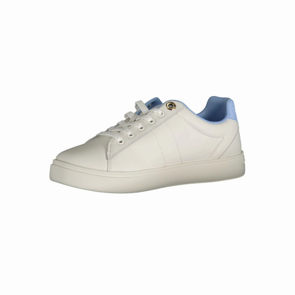 Tommy Hilfiger Light Blue Leather Women Sneaker Best Sneakers For Running On Treadmill