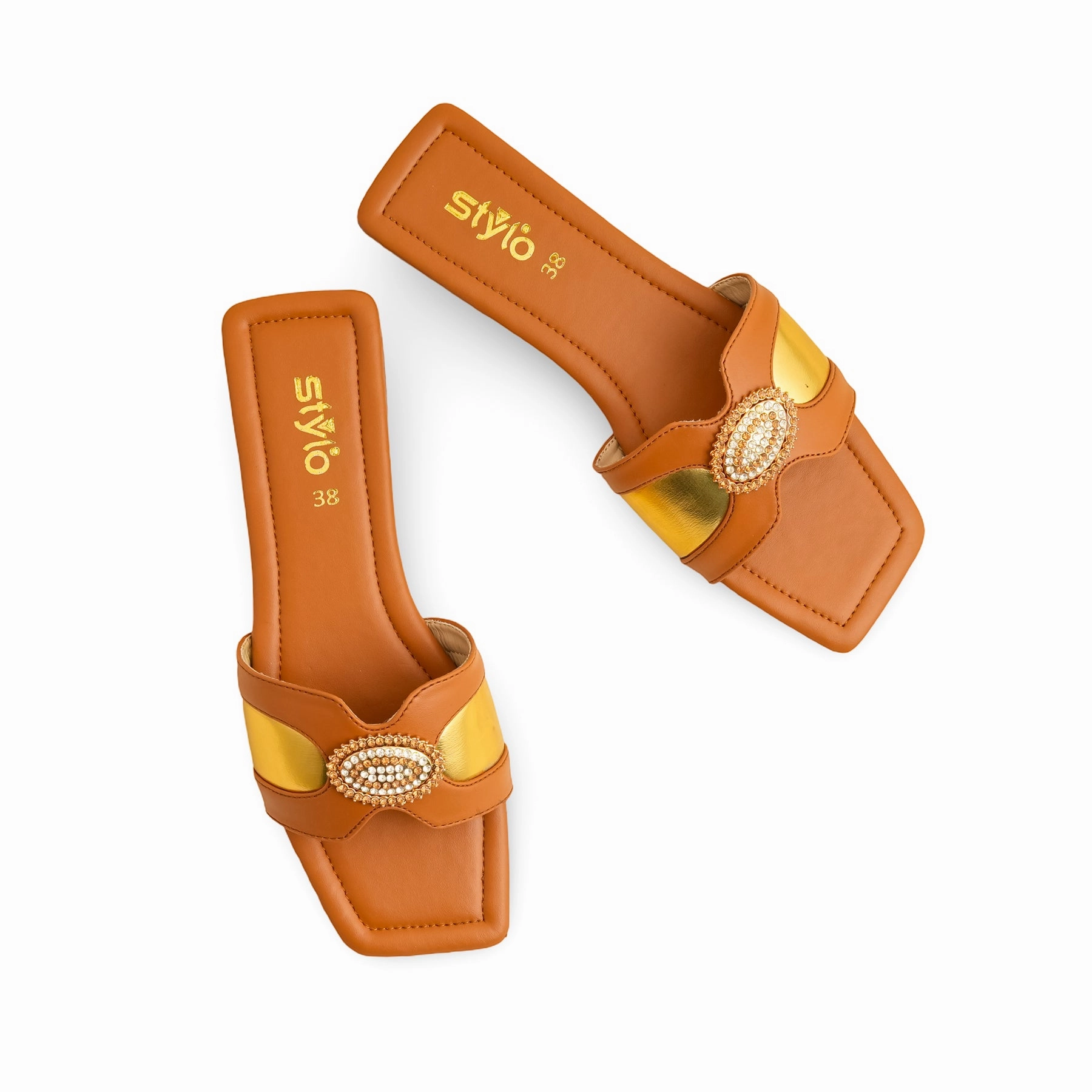 Tan Casual Slipper CL2047 1461 Bex Casual Shoe