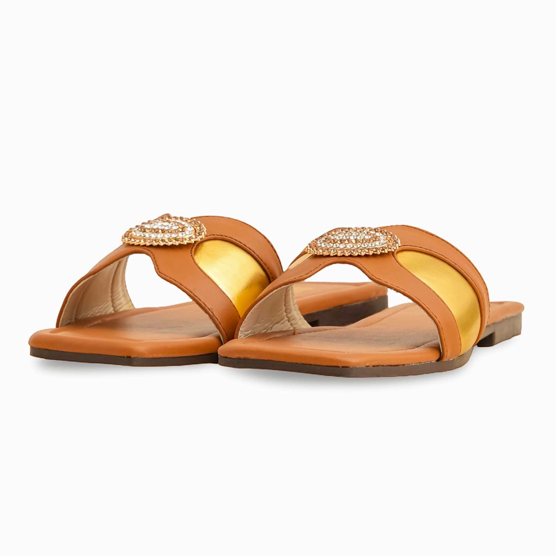 Shoes Outfit Casual Tan Casual Slipper CL2047