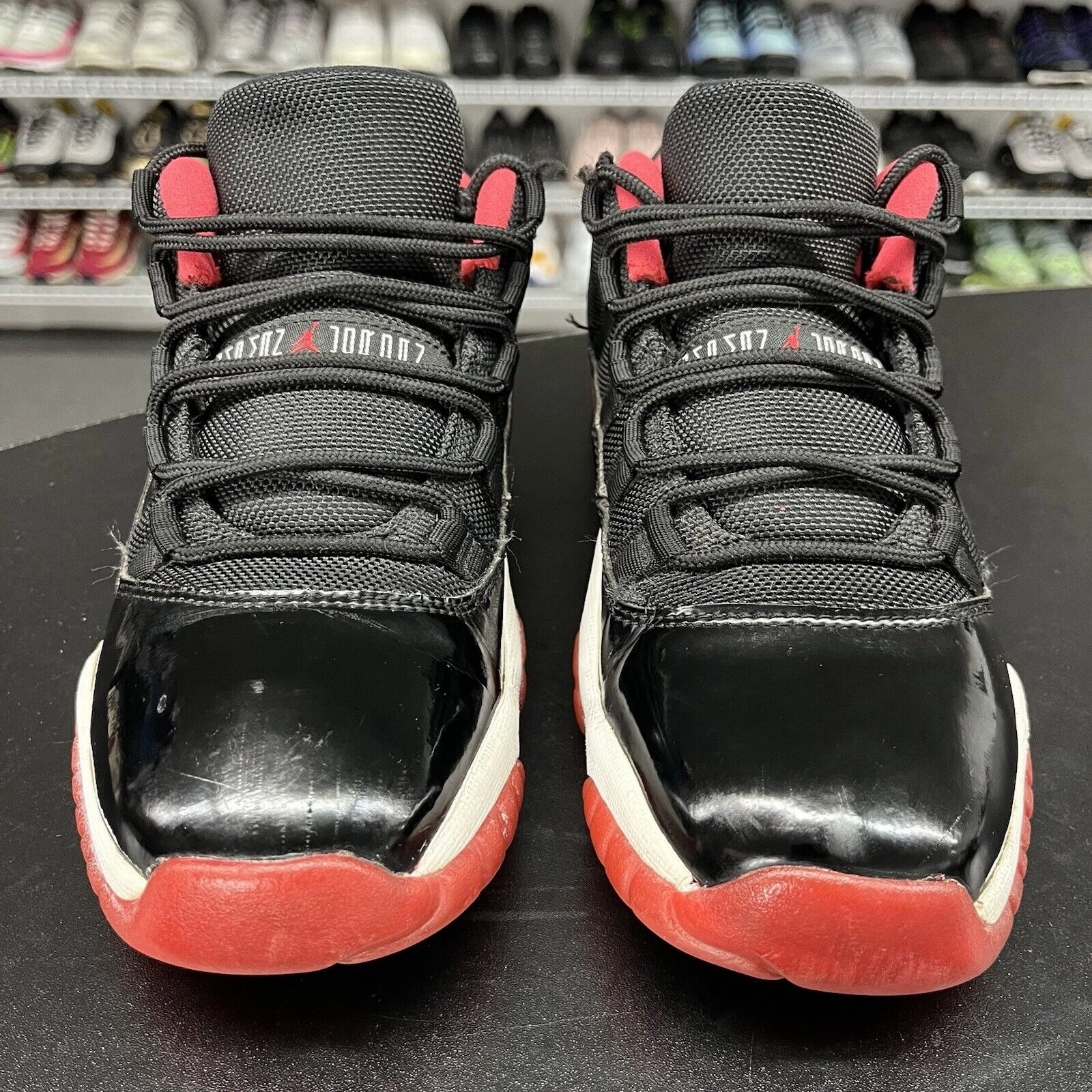 Nike Jordan 11 Retro Low Bred 2015 GS 528896-012 Youth Size 6.5Y No Insoles Asics Gel Quantum 180 2 Running Shoes