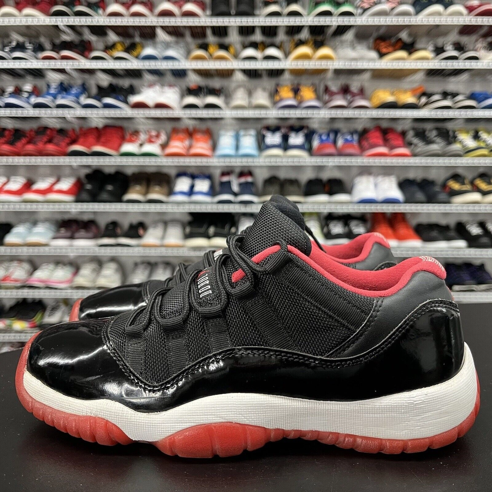 Asics Grade School Shoes Nike Jordan 11 Retro Low Bred 2015 GS 528896-012 Youth Size 6.5Y No Insoles
