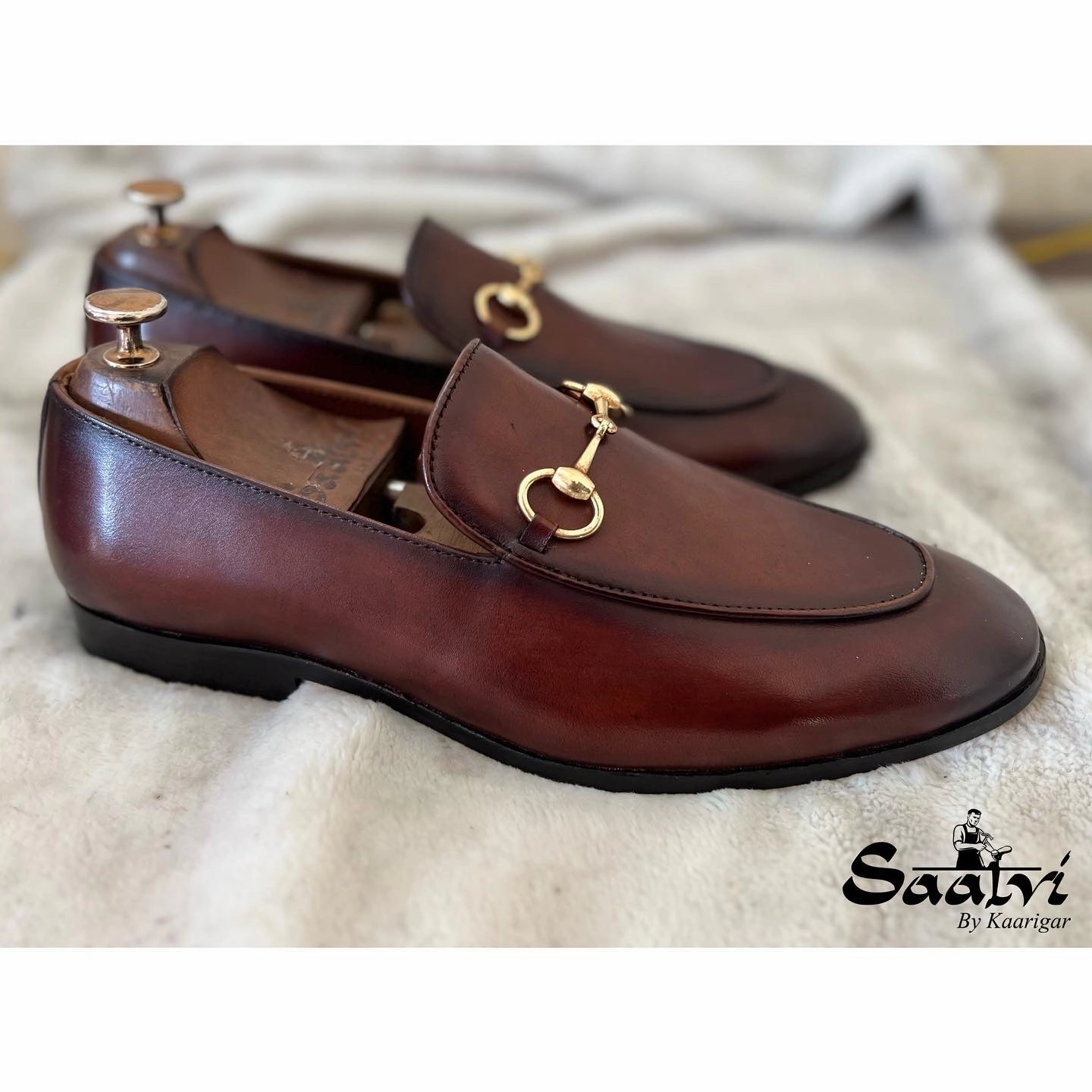 Cassandra Loafers Horsebit Loafers Brown