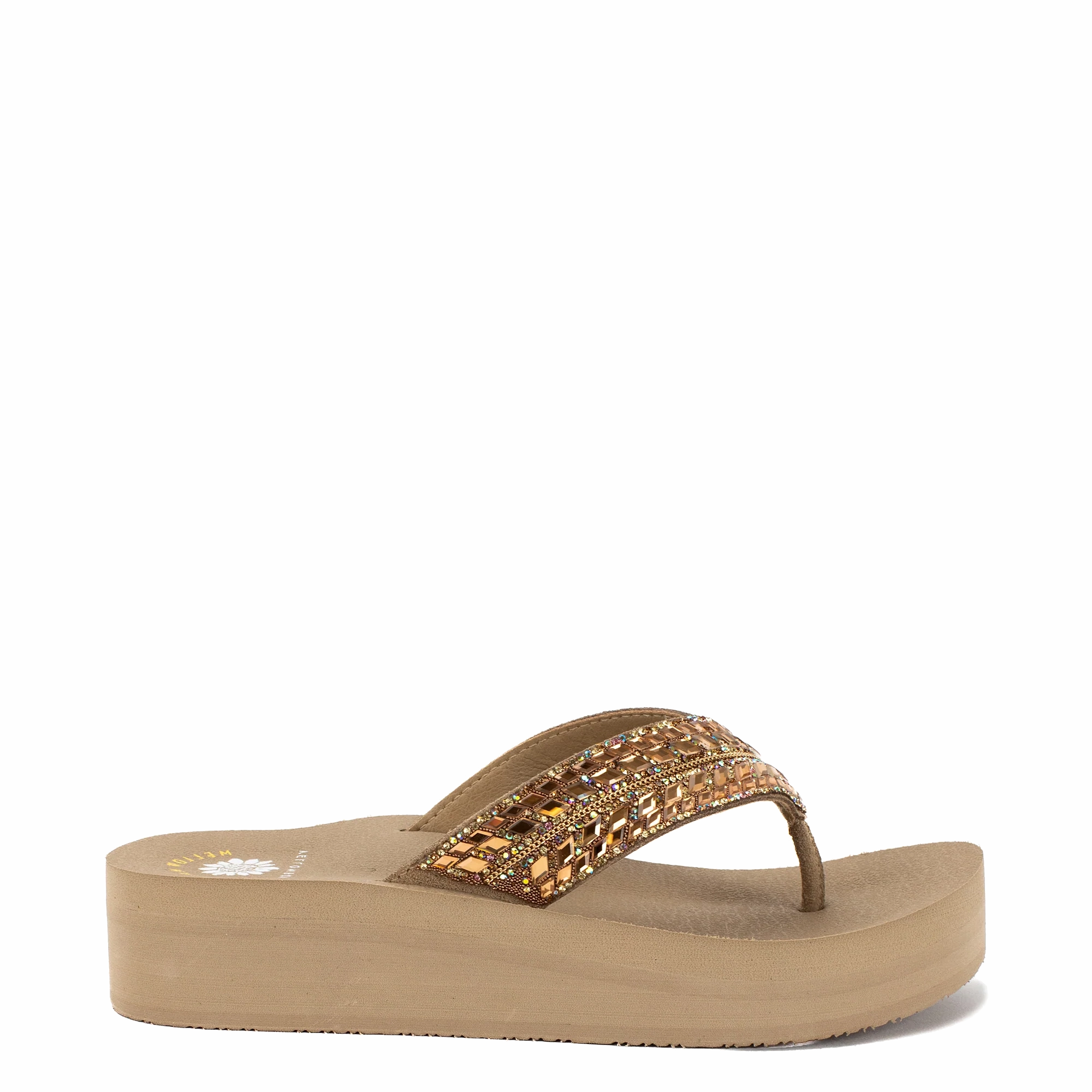 Flip Flops For Seniors Brandy Taupe
