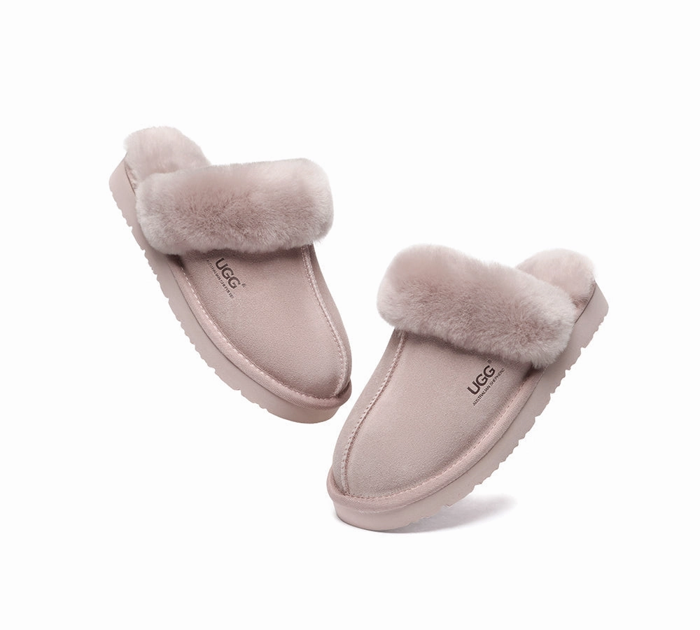 Adult Ballet Slippers UGG Slippers Australia Premium Sheepskin Women Muffin Slipper Special