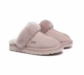 UGG Slippers Australia Premium Sheepskin Women Muffin Slipper Special Candy Cane Slippers
