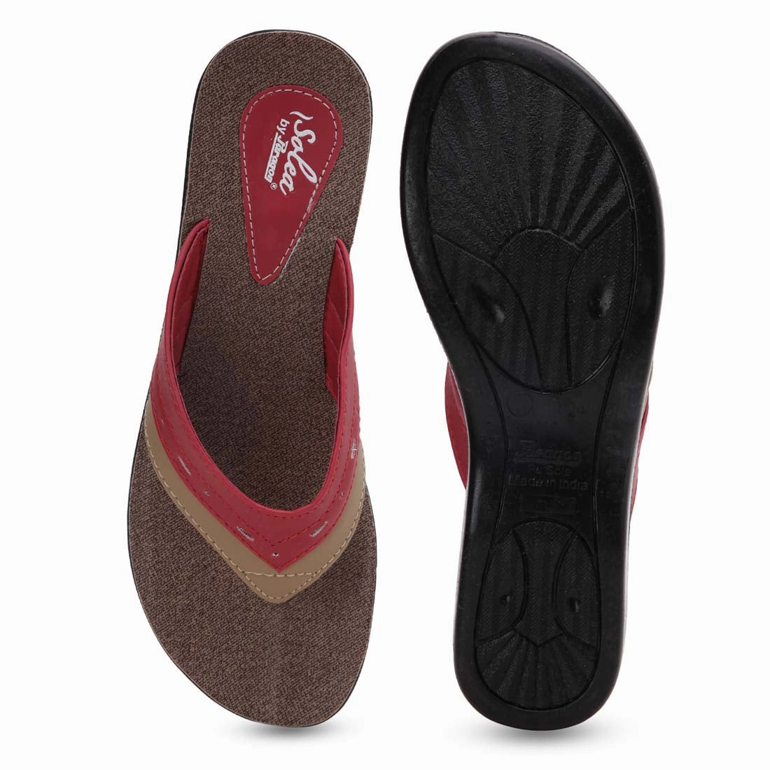 Paragon PU7991L Women Stylish Lightweight Flipflops | Comfortable soles| Casual & Trendy Slippers | Indoor & Outdoor Flip Flops With Laces