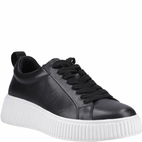 Black Harlow Trainers Flat Shoes Oxford
