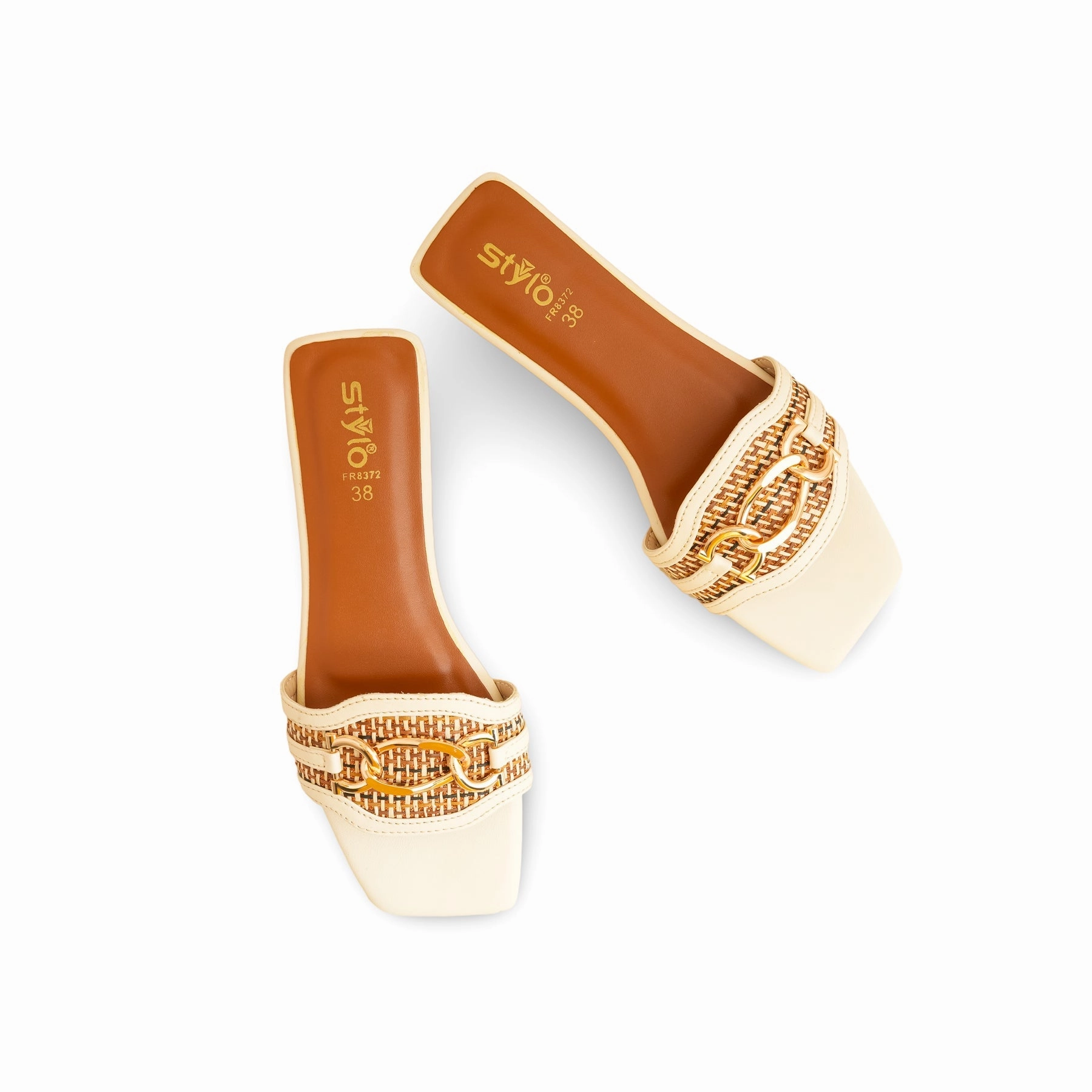 Embroidery On Slippers Fawn Formal Slipper FR8372