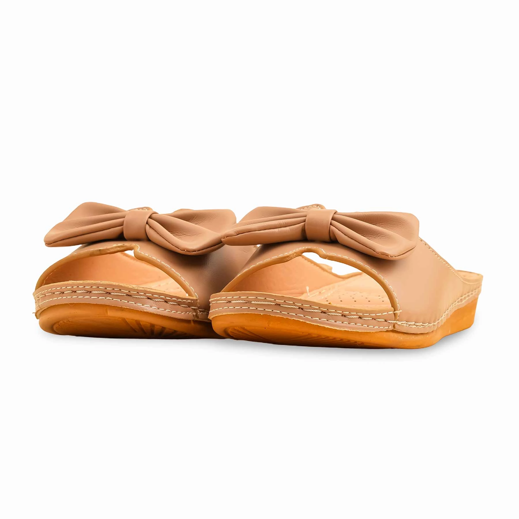 Beige Formal Slipper PU0540 Orthotic Slides
