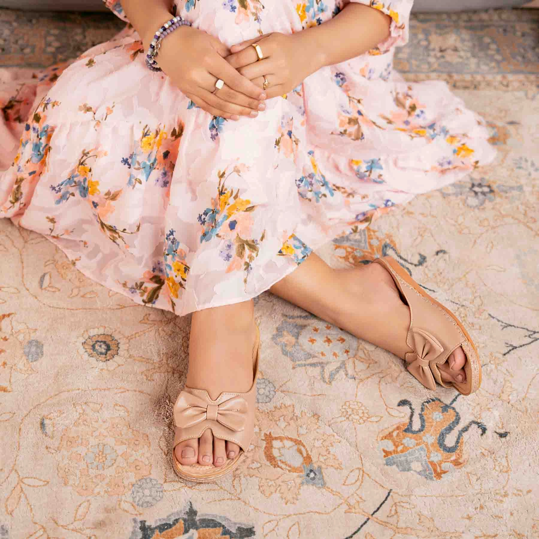 Beige Formal Slipper PU0540 Celtic Slippers