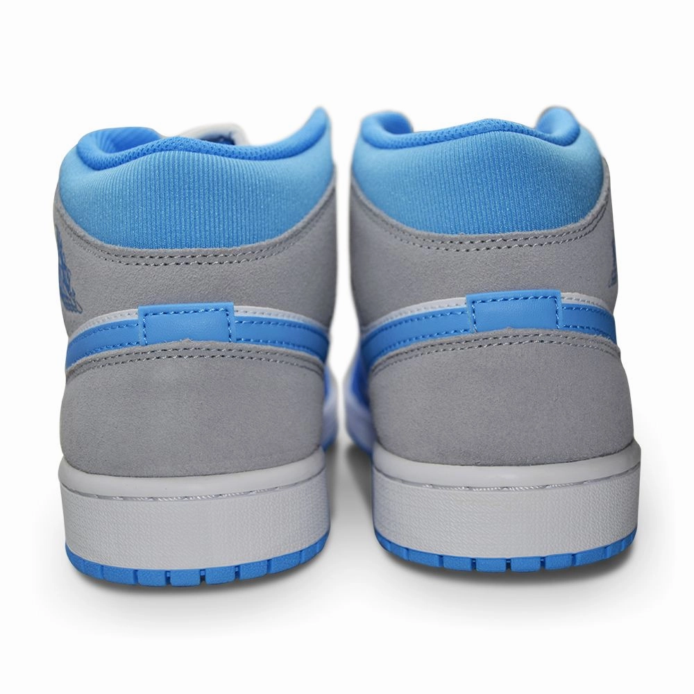 Mens Nike Air Jordan 1 Mid SE - DX9276 100  - White University Blue Asics Gel-game Tennis Shoes