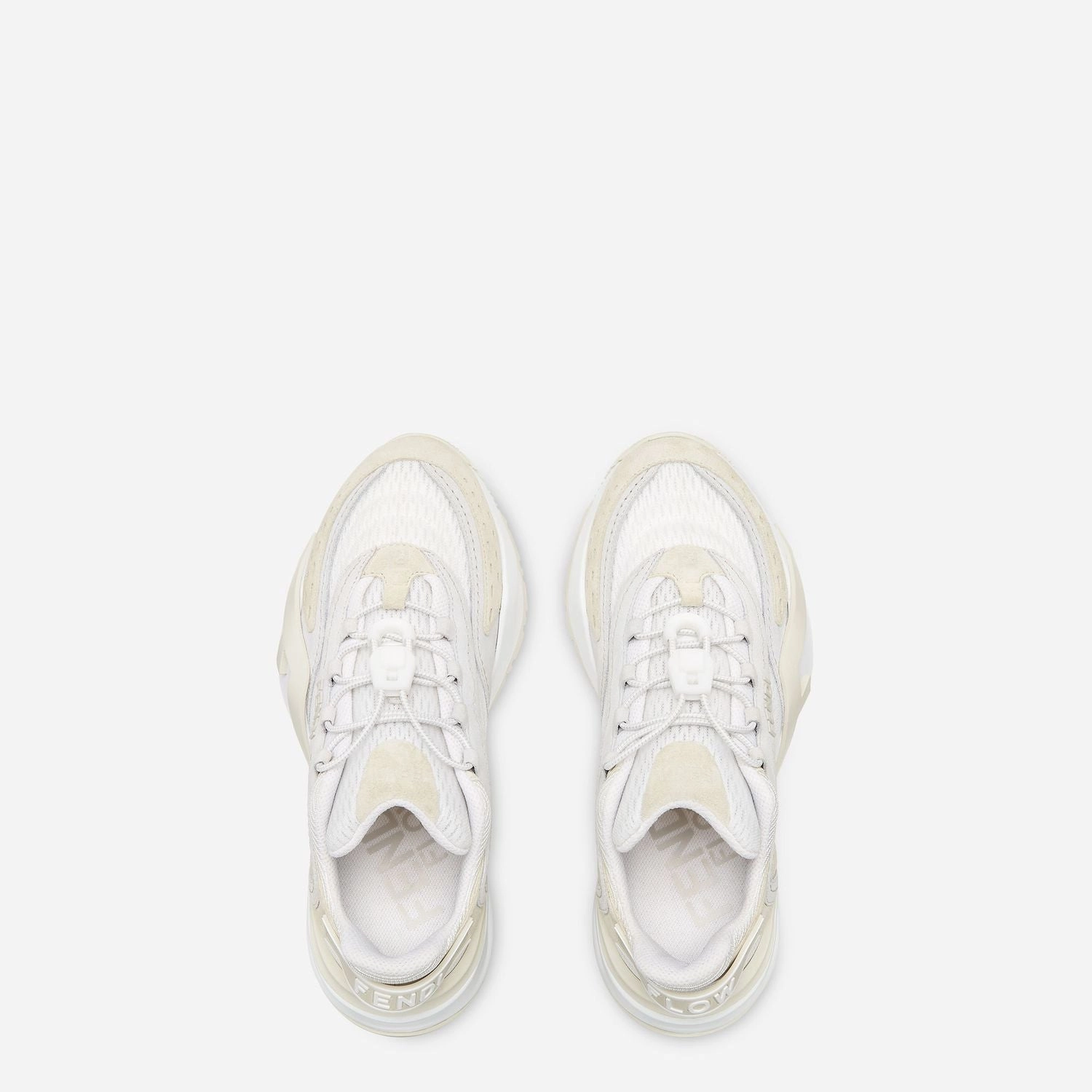 Peter Millar Casual Shoes FENDI Luxurious 100% Leather Women's Sneakers