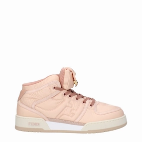 Buy Sell Trade Sneakers Fendi Pink Nylon High Top Sneakers