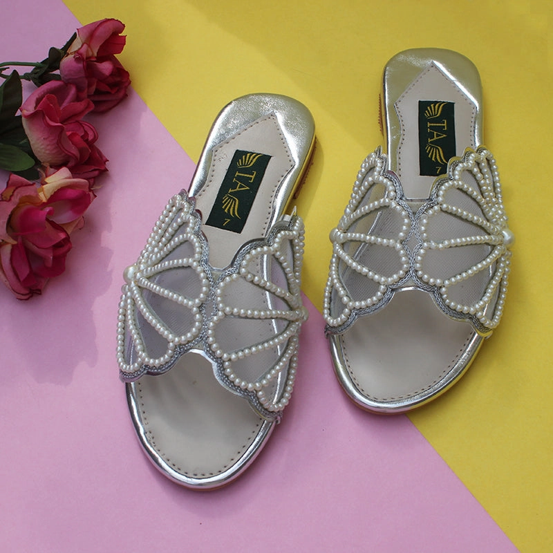 Shoes Leather Casual Ferozi Formal Slipper