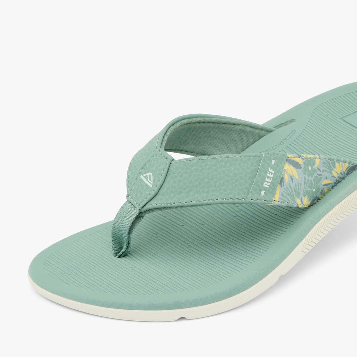 Reef Womens Santa Ana Flip Flops - Frosty Pillow Arch Support Flip Flops