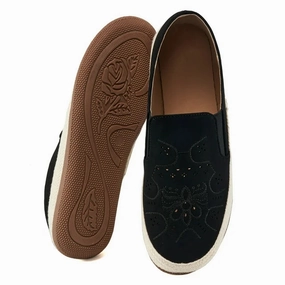 HARENC Slip on Shoes for Women Breathable Fashion Sneakers Comfortable Casual Shoes Suit With Penny Loafers