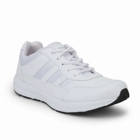 Force 10 Casual Lacing Shoes For Men (White) LB46-EL By Liberty Sport And Casual Shoes