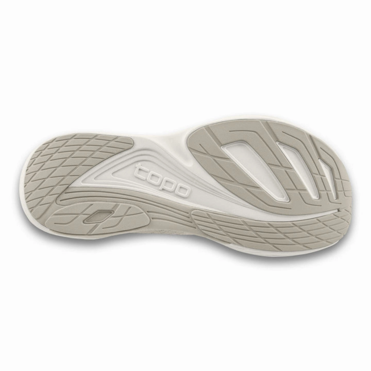 Cushioned Running Shoe Women's - Topo Ultrafly 5 - Tan/White