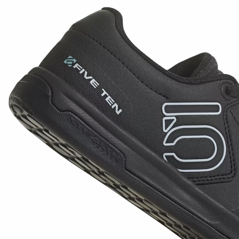 Five Ten Freerider Pro Flat Pedal Shoe - Womens - Core Black-Crystal White-Acid Mint Wide Flat Wedding Shoes