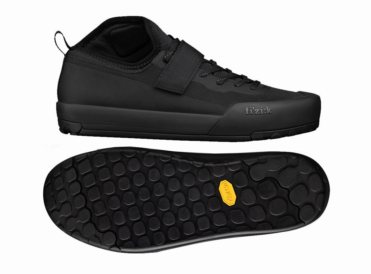 Fizik Gravita Tensor Flat Pedal MTB Shoe - Black-Black Best Running Shoes With Arch Support For Flat Feet