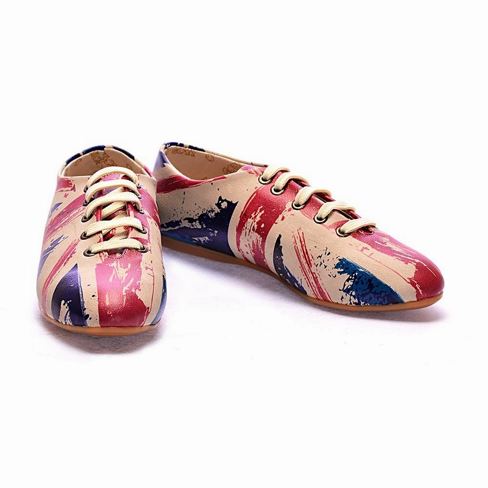 Flag Ballerinas Shoes SLV047 Soho Flat Shoes