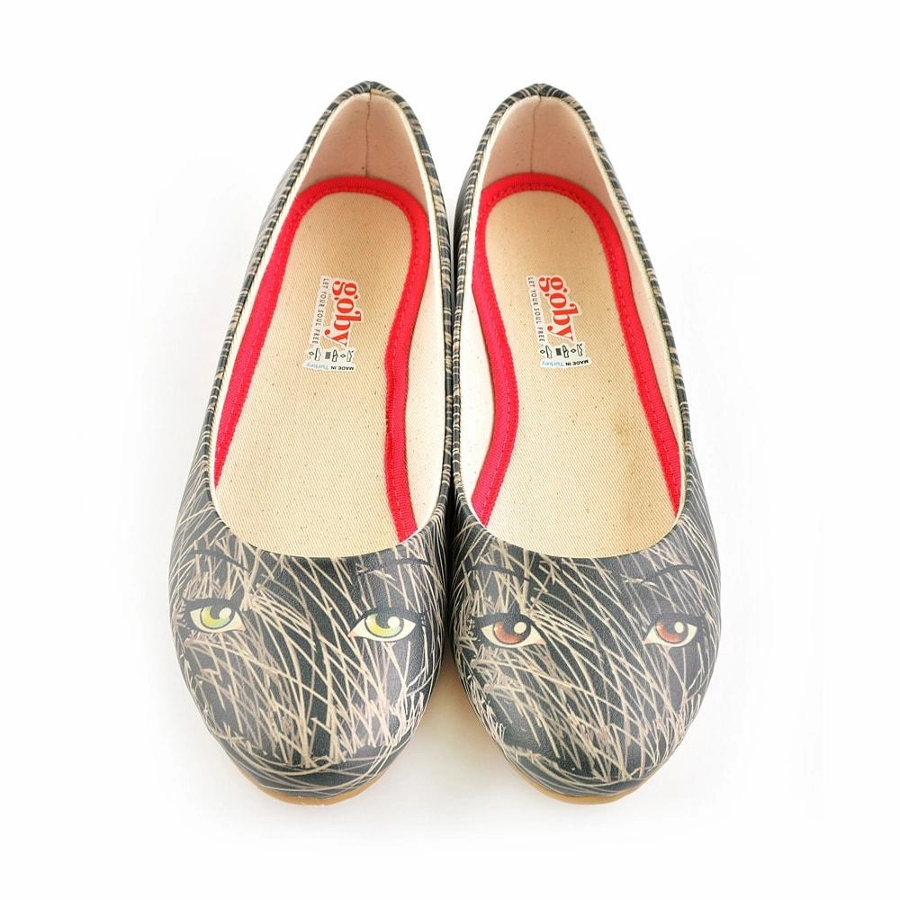 Clear Flat Shoes Magical Eyes Ballerinas Shoes 1073