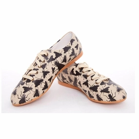 Flies Ballerinas Shoes SLV058 Thick Sole Flat Shoes