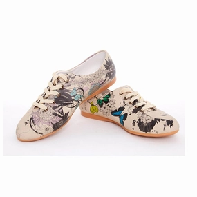 Flat Bottom Shoes Flower Garden Ballerinas Shoes SLV060