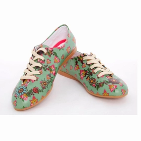 Flowers Ballerinas Shoes SLV071 Toe Shoes