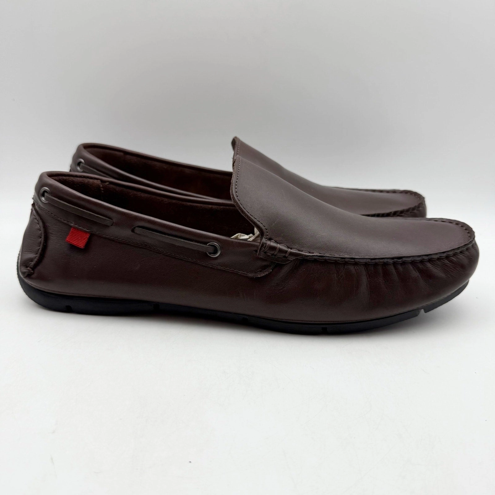 Marc Joseph New York Mens Monaco Loafers US 10 EU 43.5 Brown Leather NIB Weejuns Bass Loafers