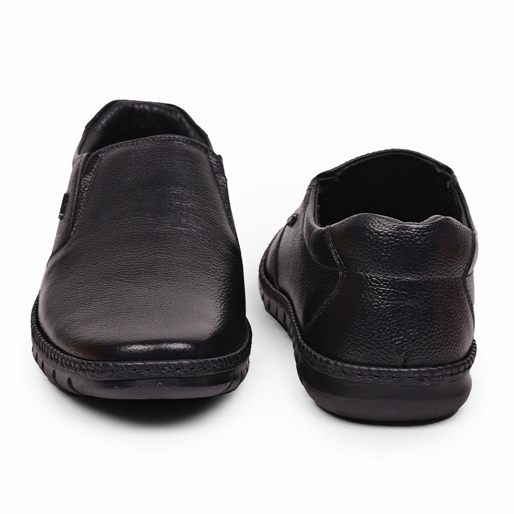 Casual Shoe Guide Fortune (Black) Casual Formal Slip on Shoes For Men BRL-11 By Liberty