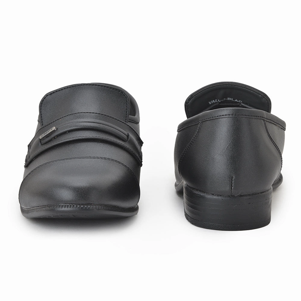 Slip On Suede Loafers Fortune (Black) Penny Loafer Shoes For Men By Liberty