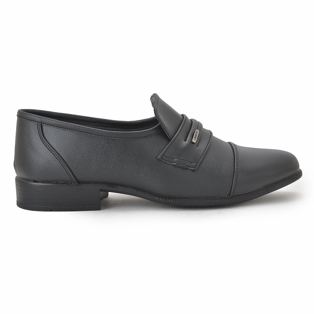 Fortune (Black) Penny Loafer Shoes For Men By Liberty Loafers Slipping Off Heel