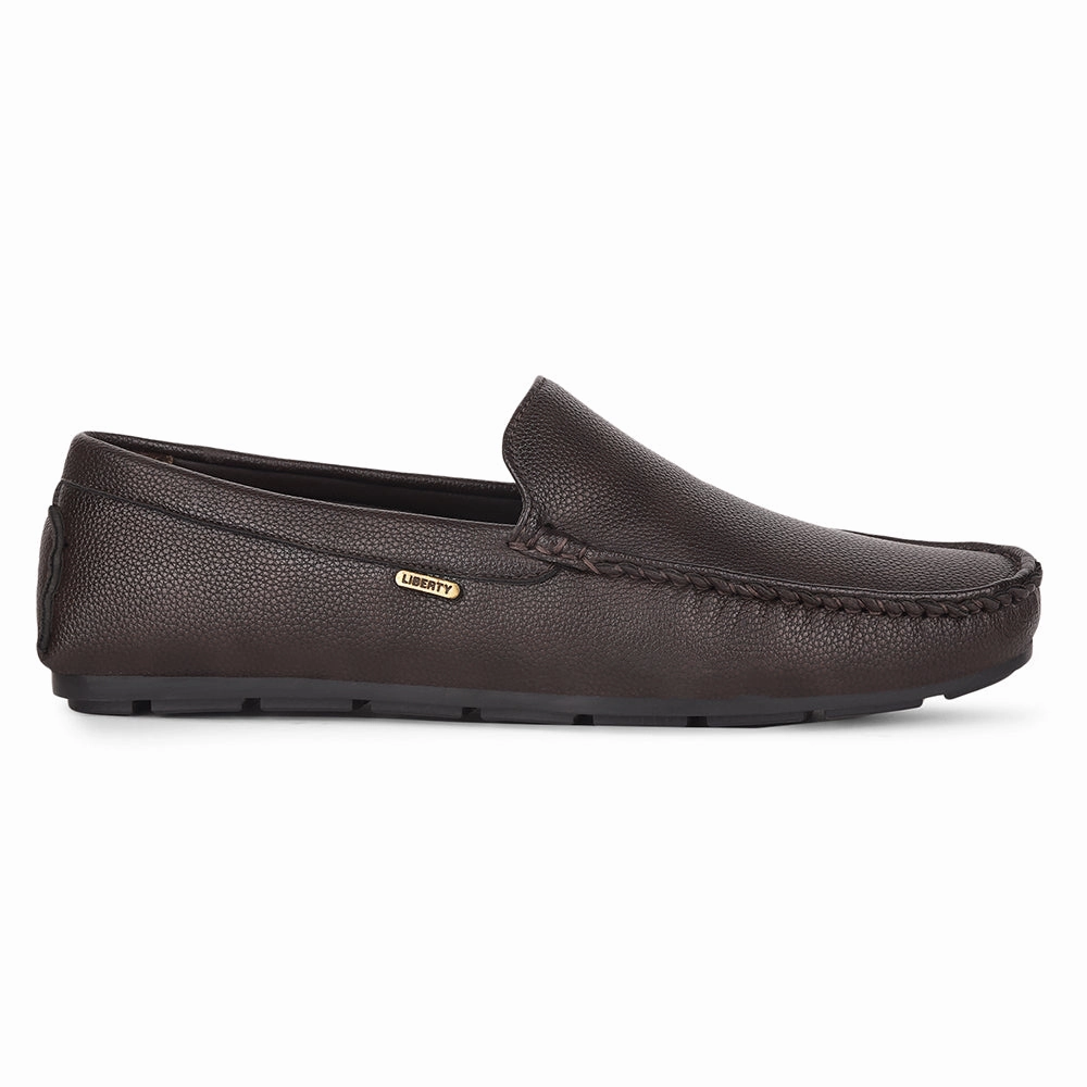 Fortune Brown Loafers For Men VCL-108 By Liberty Tabis Loafers