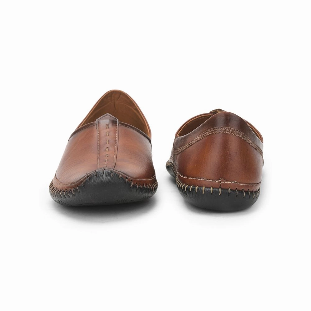 Fortune Tan Casual Mojari For Men BRL-25 By Liberty Sparx Shoes Casual